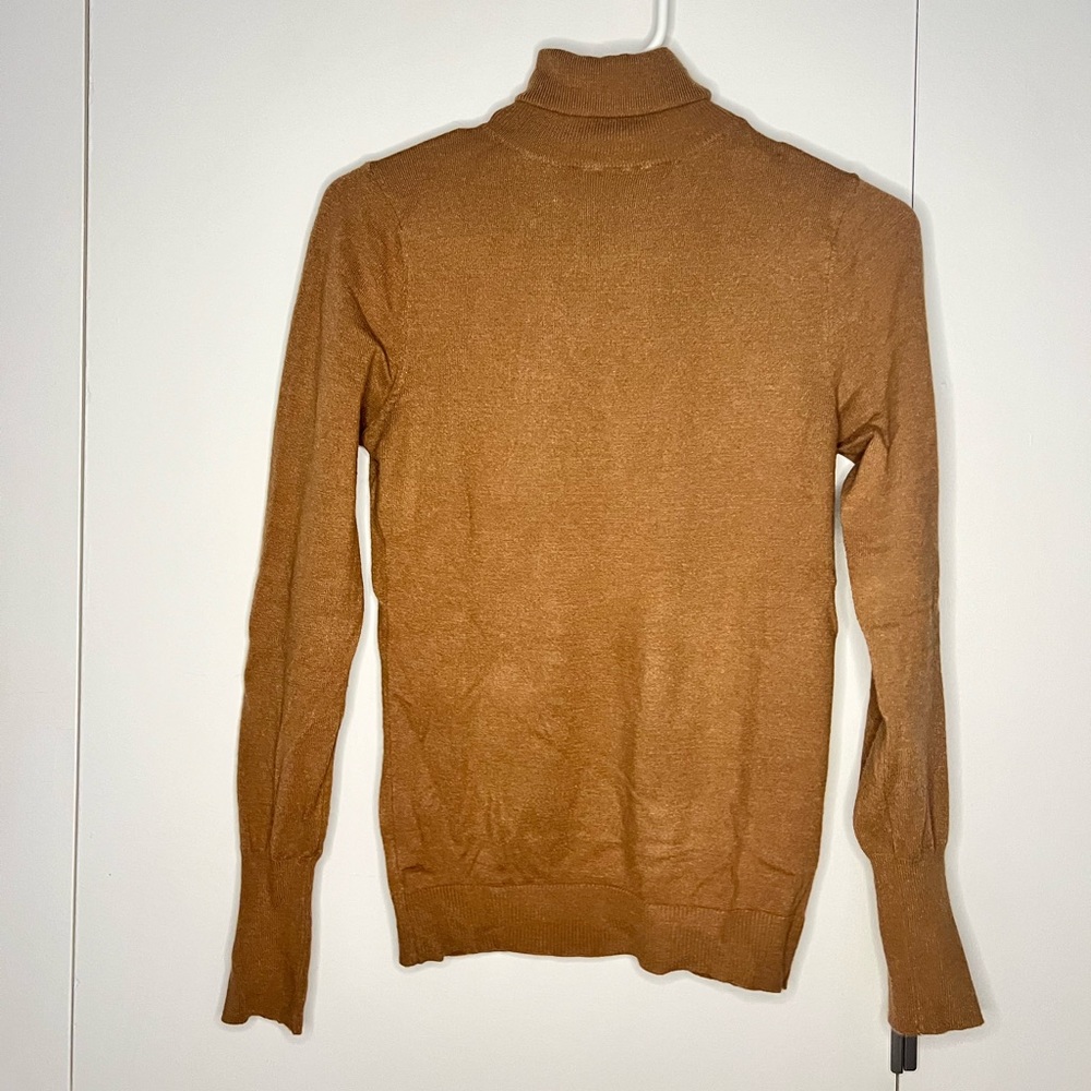 Camel turtleneck